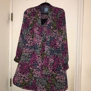 Cece Floral Print Dress